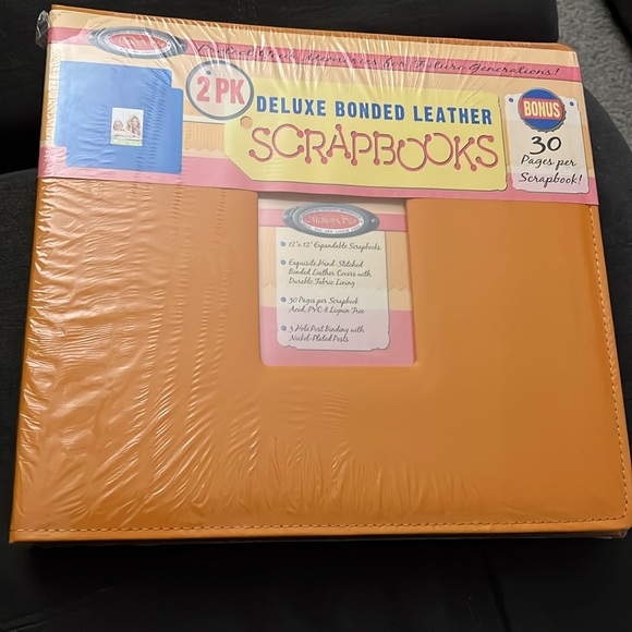 2 Pack Scrapbooks with Leather Cover - Picture 12 of 14